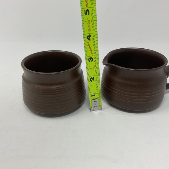 Denby Mayflower (retired) Stoneware Cream & Sugar Set - Picture 7 of 7